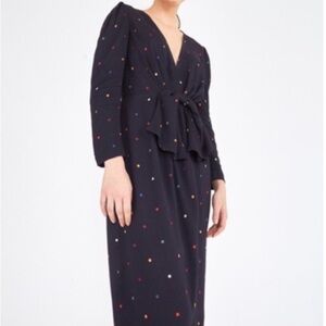 long sleeve rib midi dress Marine Layer Lexi Rib Long-Sleeve Midi Dress